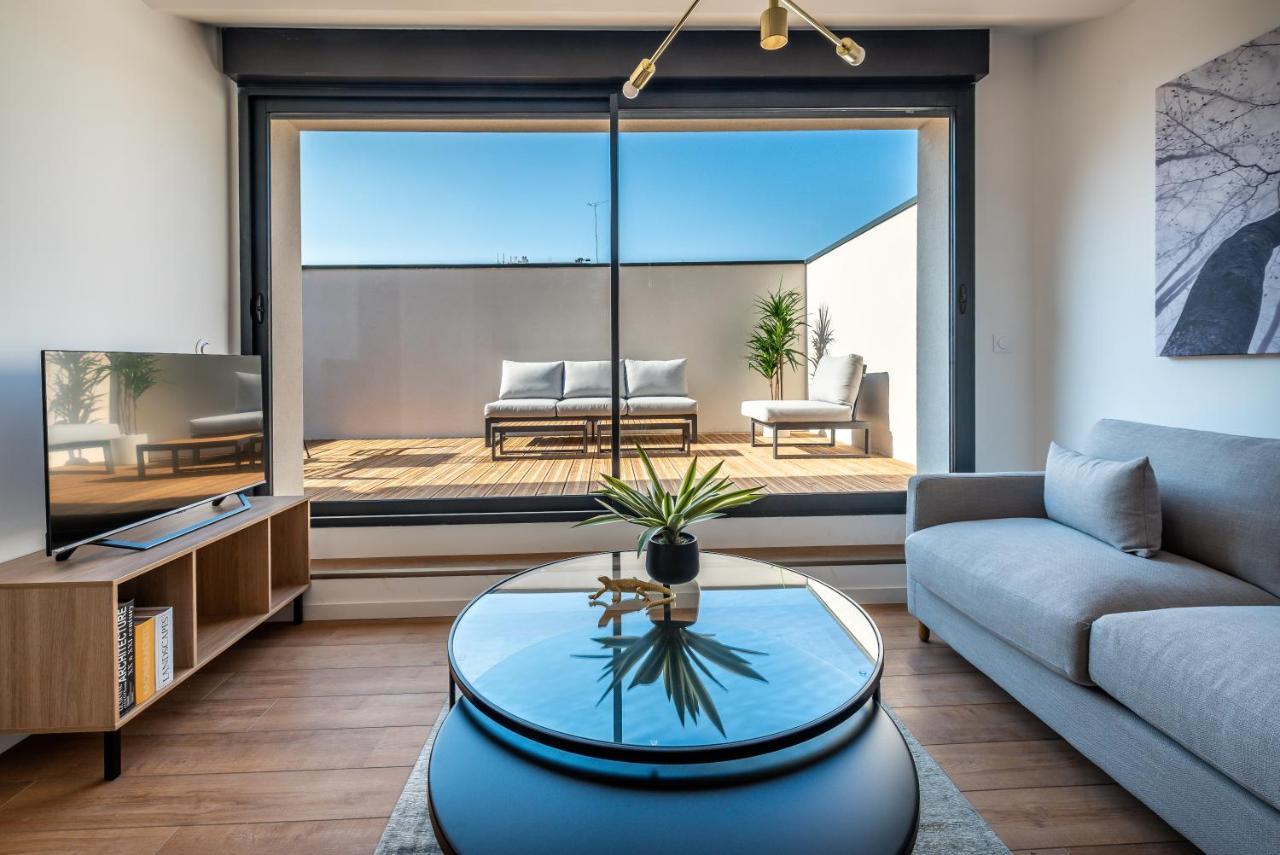 Downtown Rooftop - Centre Ville - Wifi - Terrasse - Netflix أميا المظهر الخارجي الصورة
