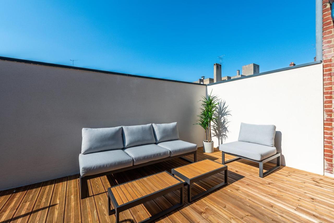 Downtown Rooftop - Centre Ville - Wifi - Terrasse - Netflix أميا المظهر الخارجي الصورة