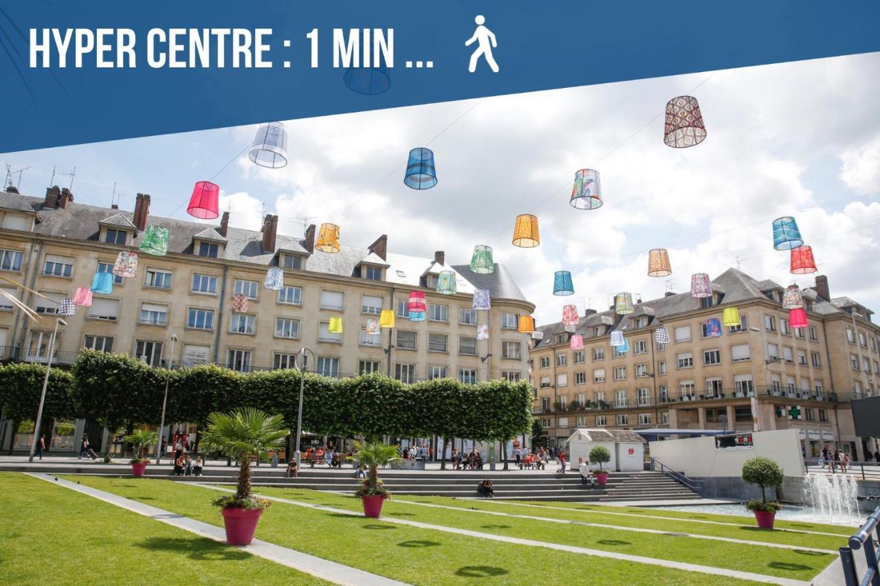 Downtown Rooftop - Centre Ville - Wifi - Terrasse - Netflix أميا المظهر الخارجي الصورة